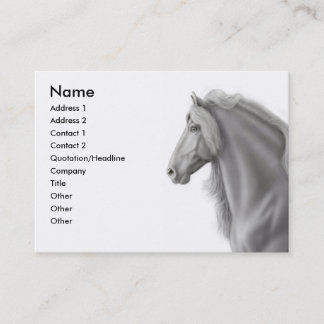 Friesianhingstvisitkort Visitkort