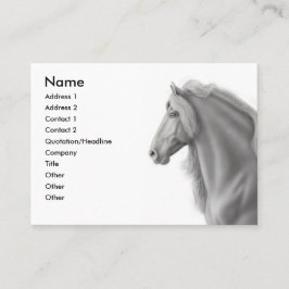 Friesianhingstvisitkort Visitkort