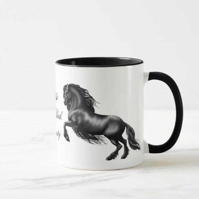 Friesians svartbrev mugg (Höger)