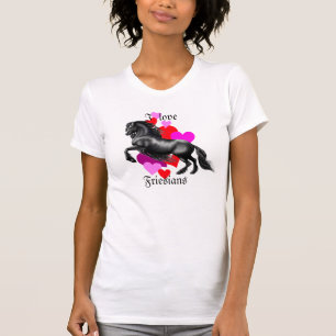 Friesisk häst, frisisk skönhetshingst t shirt