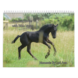 Friesisk hästkalender med bibelverser kalender