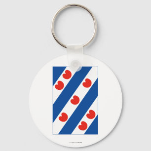 Friesland Flagga Nyckelring