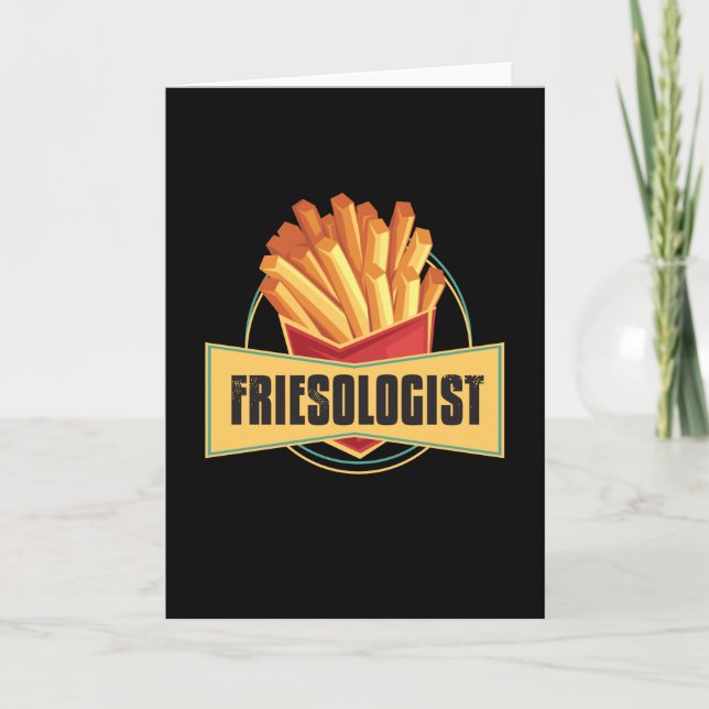 Friesolog Fransk Fries Kort (Framsida)