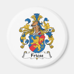 Friess familjvapensköld magnet