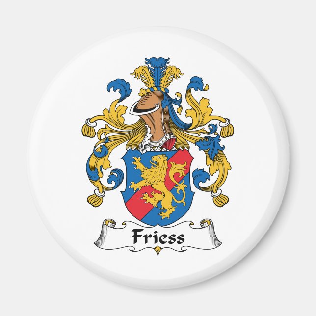 Friess Family Crest Magnet (Framsidan)