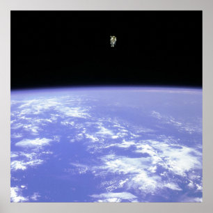 Friflygande astronaut poster