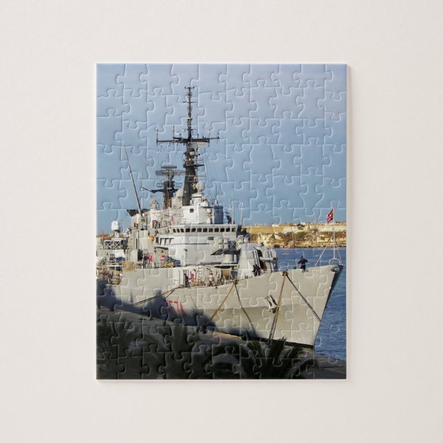 Frigate i Malta. Pussel (Vertikal)