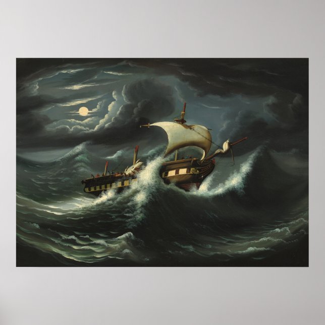 Frigate - Thomas Chambers Fine Art Poster (Framsidan)