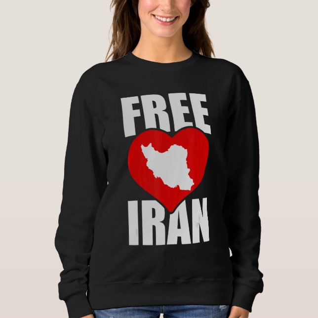 Frige Iran Kärlek Persian Freedom Azadi Iran Citat T Shirt (Framsida)