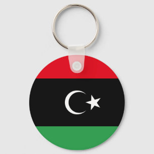 Frige Libyen-Flagga Nyckelring