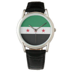 Frige Syrien-Flagga Armbandsur