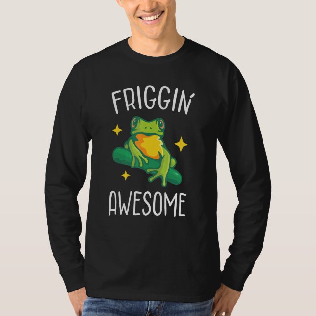 Friggin Fantastisk Froggy Froggy Friggin T Shirt (Framsida)