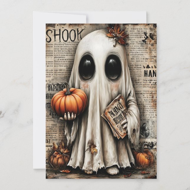 Fright & Delight Halloween Julkort (Framsida)