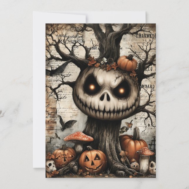 Fright & Delight Halloween Julkort (Framsida)