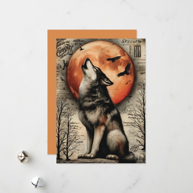 Fright & Delight Halloween Julkort (Fram/Back In Situ)