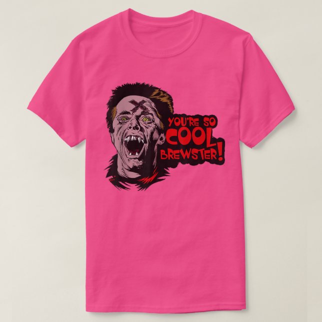 Fright Night Tee, Horror Film  T Shirt (Design framsida)