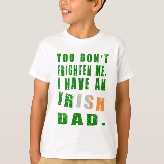 Frighten Irish Pappa T-shirt (Framsida)