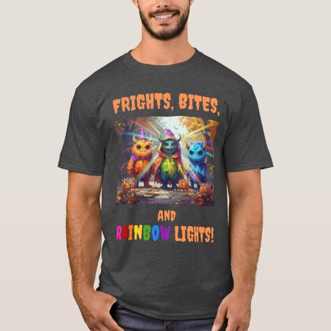 Frights, Bitor och Rainbow Ljus! T Shirt (Framsida)