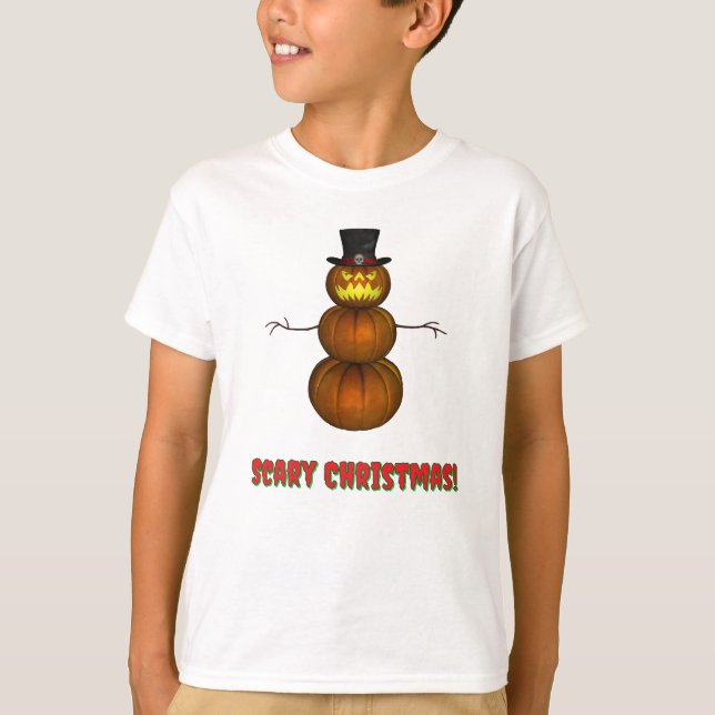Frighty the Pumpkinman T Shirt (Framsida)