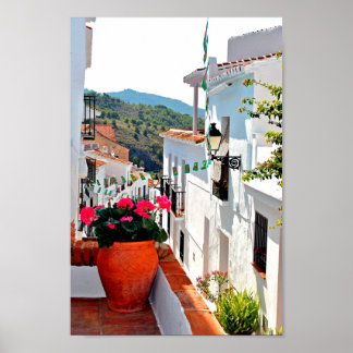 Frigiliana Andalucia Costa Del Sol Spanien Poster