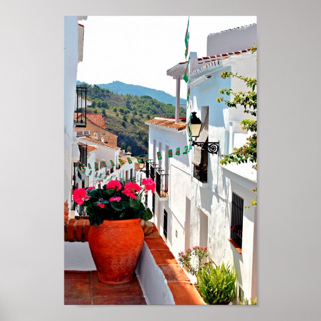 Frigiliana Andalucia Costa Del Sol Spanien Poster (Framsidan)
