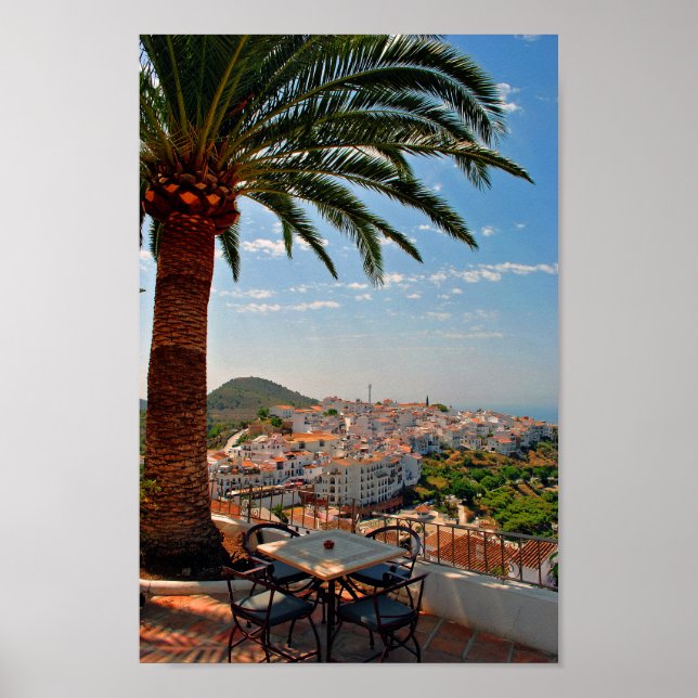 Frigiliana Andalucia Costa Del Sol Spanien Poster (Framsidan)