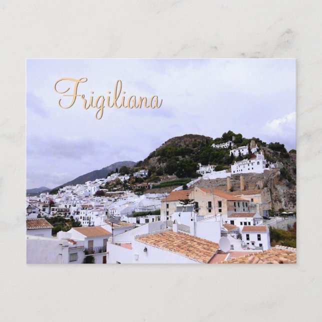Frigiliana - das weiße Dorf in Andalusien Vykort (Framsida)