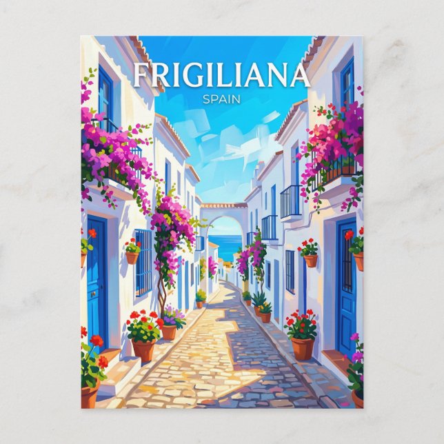 Frigiliana Spanien Vykort (Framsida)