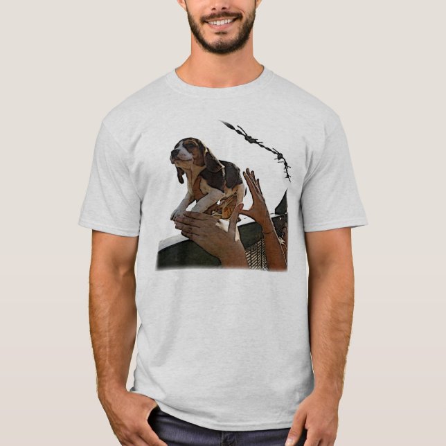 Frigiven Beaglet-skjorta Tee Shirt (Framsida)