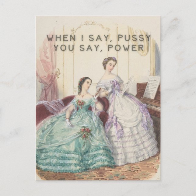 Frigivna kvinna Songbook Vykort (Framsida)