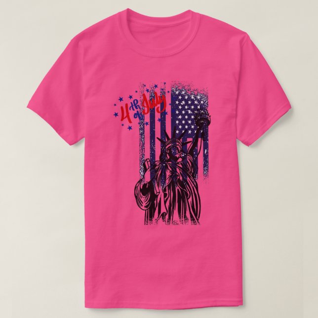 Frigivningsdagen den 4 juli t shirt (Design framsida)