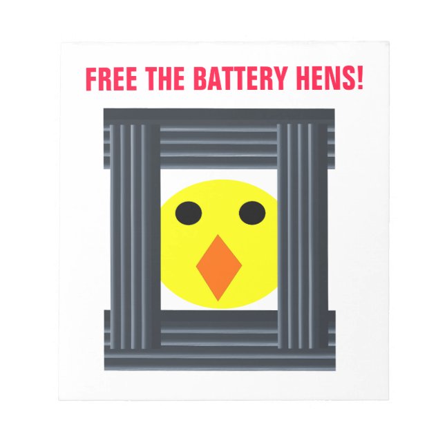 Frigör Anteckningsblocket Battery Hens Anteckningsblock (Framsida)