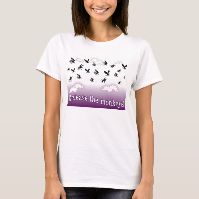 Frigör aporna t shirt (Framsida)
