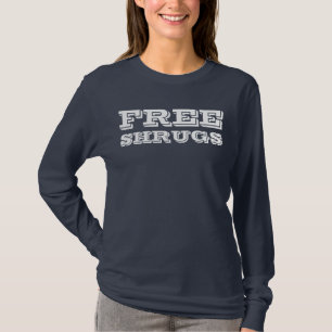 frigör axelryckningar t-shirt