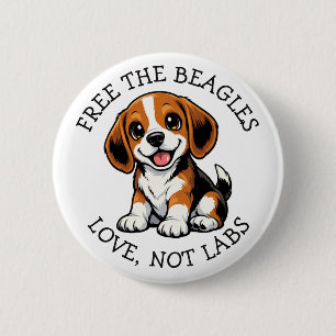Frigör Beagles, Kärlek, Inte Labb! Knapp