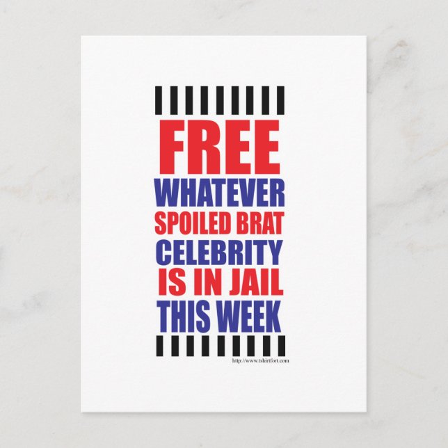 Frigör Berömden Vykort (Framsida)