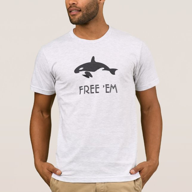 Frigör dem skjortan t shirt (Framsida)