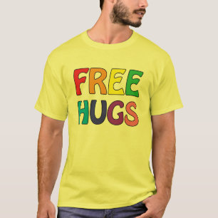 Frigör den grundläggande tshirten för kramar tee shirt