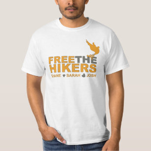 Frigör den orange duvaT-tröja för fotvandrare T-shirt