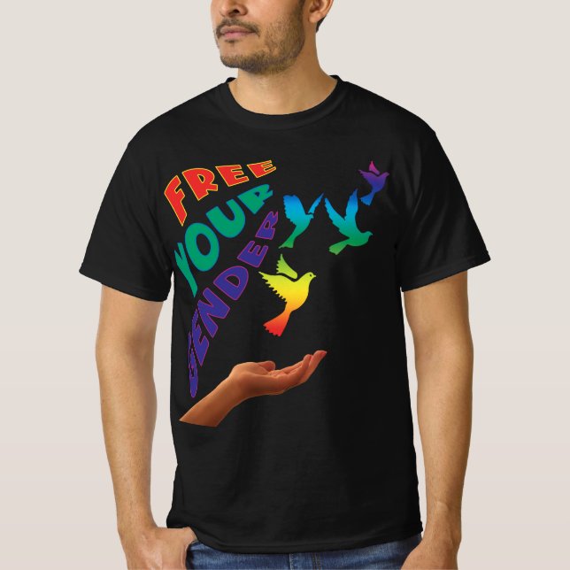 Frigör din gender t shirt (Framsida)