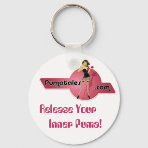 Frigör din inre puma Keychain Nyckelring