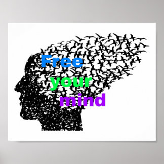 Frigör din MInd/Påstående Poster