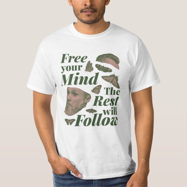 Frigör ditt sinne t shirt (Framsida)
