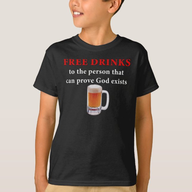 Frigör drinkar t-shirt (Framsida)