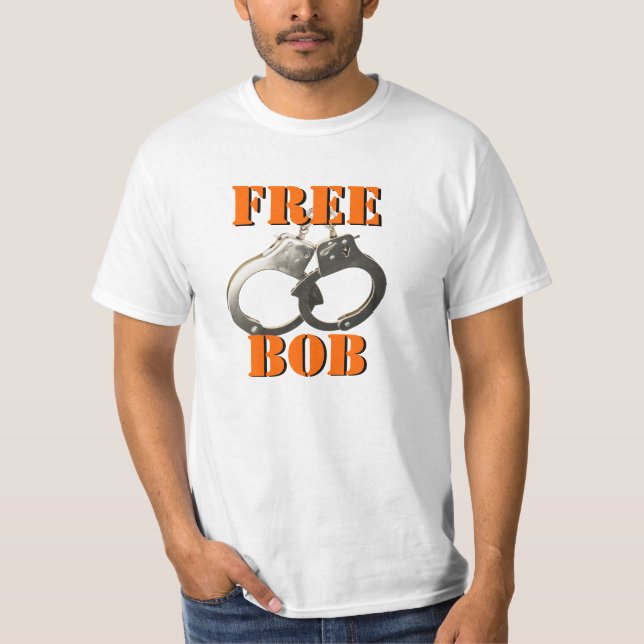 FRIGÖR EGENNAMN med manschetter Tee Shirt (Framsida)