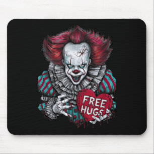 Frigör en hugs-Scary Clown Valentine Halloween-fas Musmatta