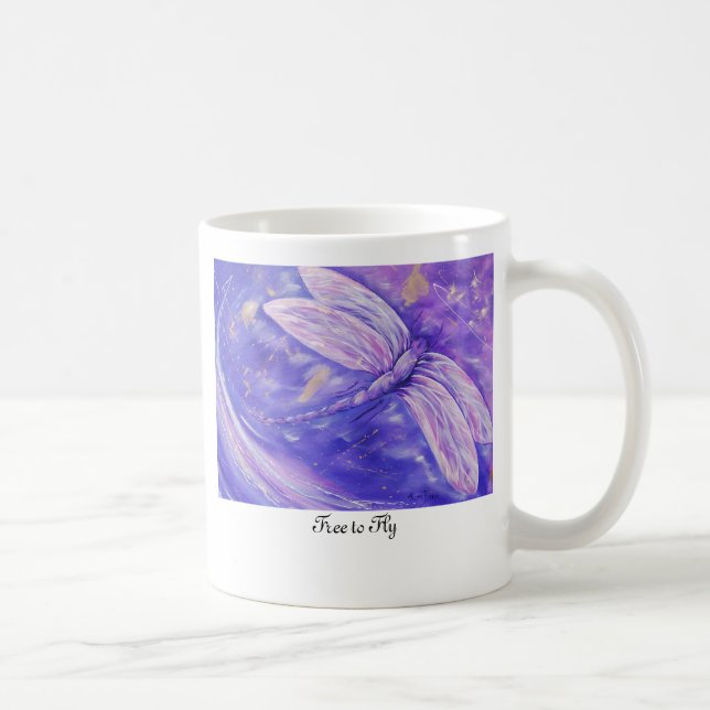Frigör för att flyga kaffemugg (Höger)
