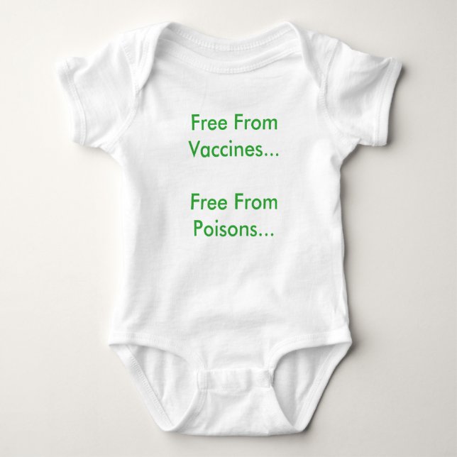 Frigör från vaccin…, Frigör från gifter. T-shirt (Framsida)