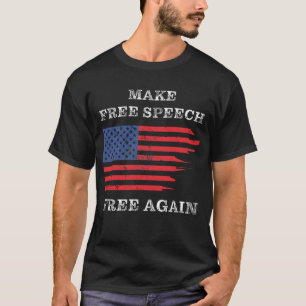 Frigör fritt Tal: Konservativ T Shirt