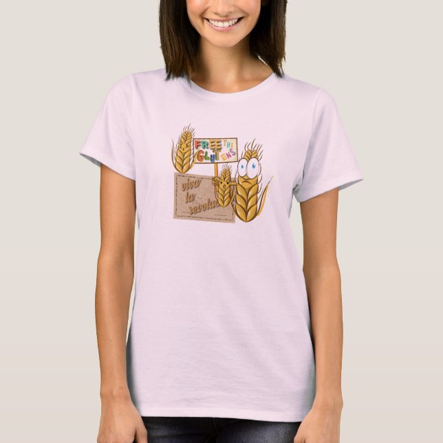 Frigör glutensna tee shirt (Framsida)